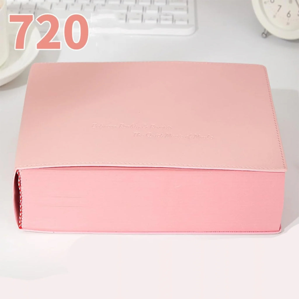 A5 Hardcover Journal – 720-Page PU Leather Notebook, Colored Paper – image 4