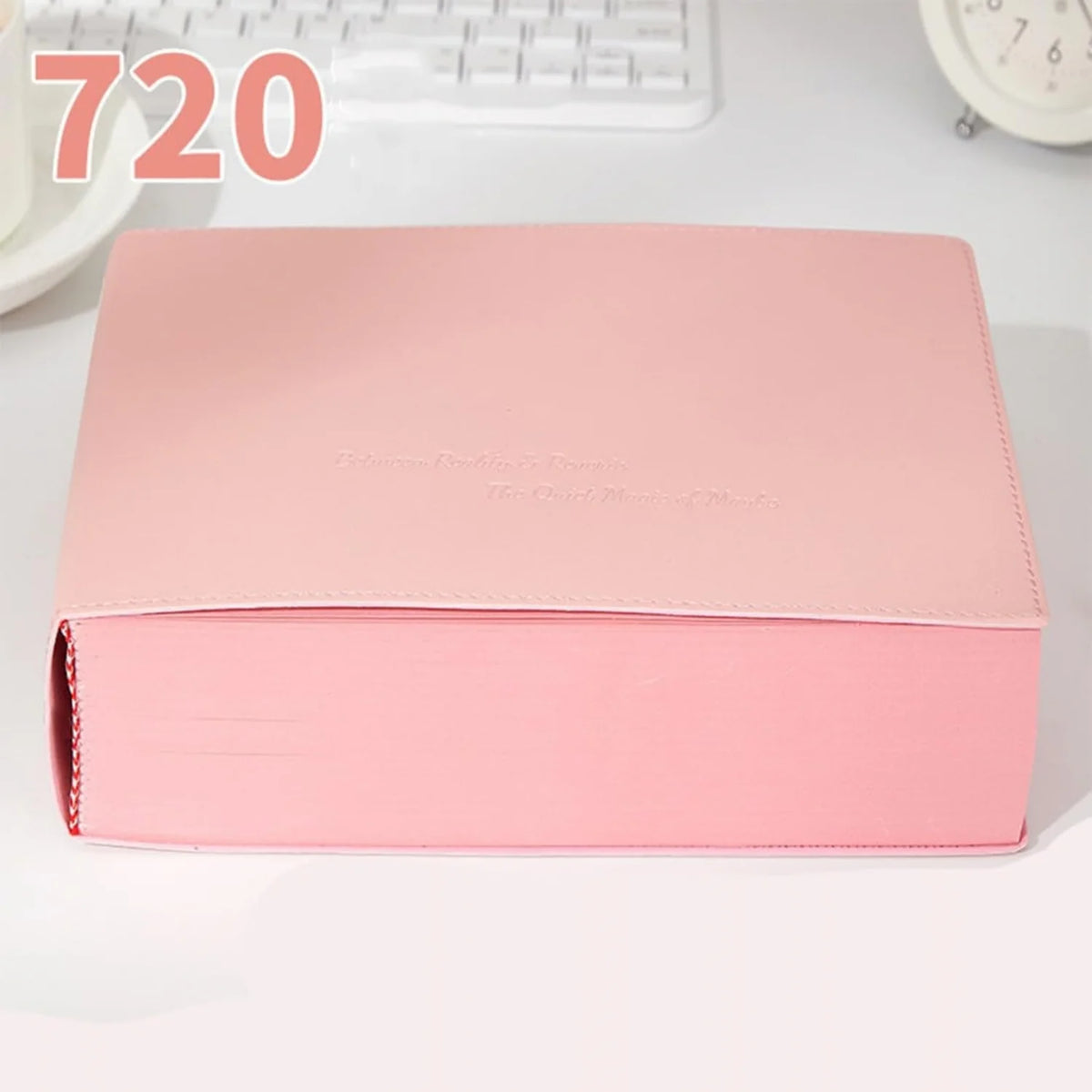 A5 Hardcover Journal – 720-Page PU Leather Notebook, Colored Paper – image 4