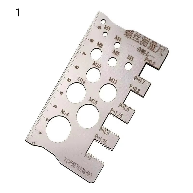 Thread Pitch Gauge – Stainless Steel Screw and Bolt Gauge