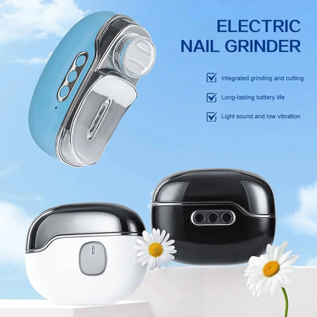 Electric Nail Clipper 4-in-1, Trim, File and Polish with LED Light – image 2