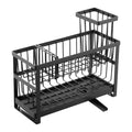 Kitchen Sink Caddy Organizer, Black Sponge and Brush Holder – image 2