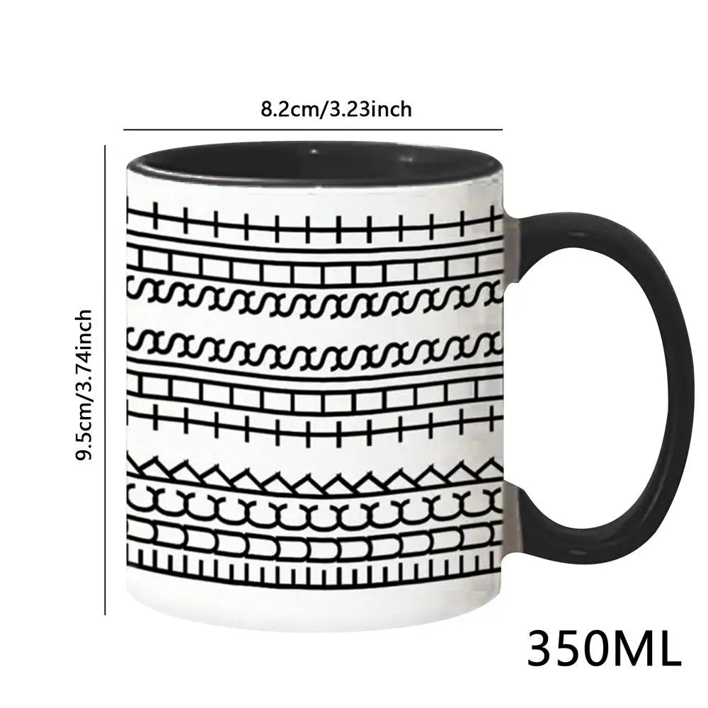 Hidden Message Ceramic Coffee Mug, Fun Gift for Coffee Lovers