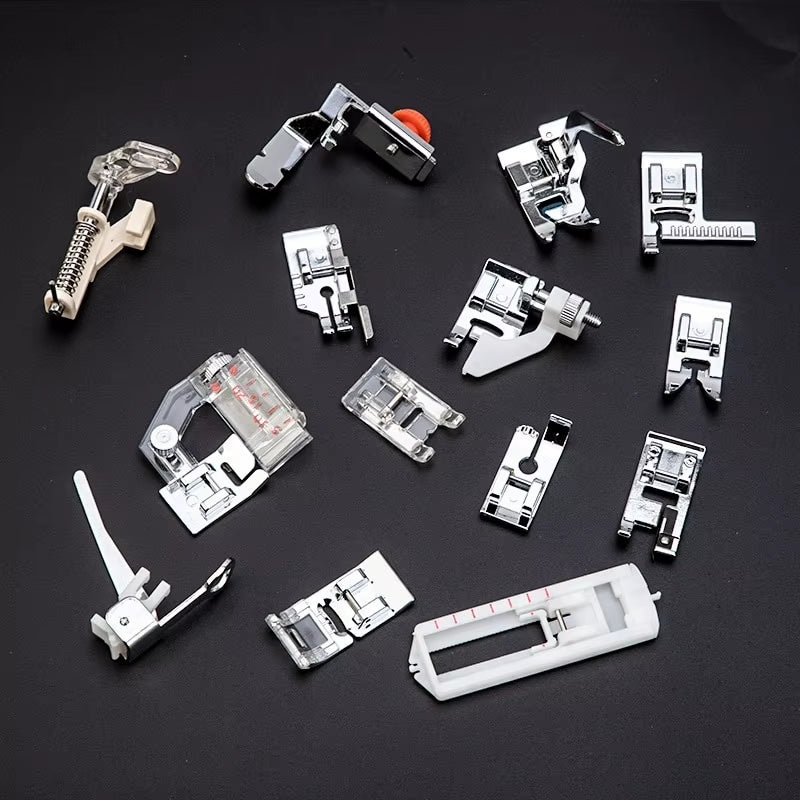 32-Piece Sewing Machine Presser Foot Set for Quilting and Hemming – image 7