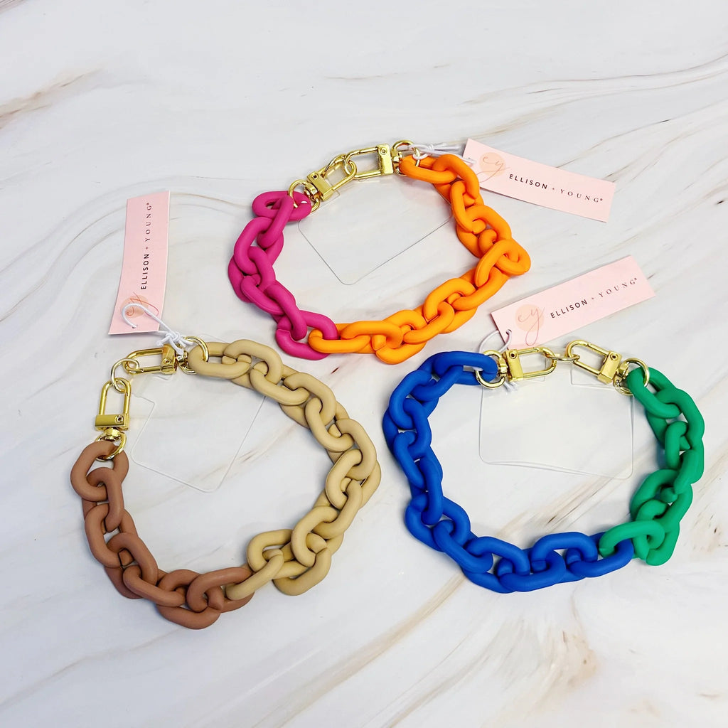 Phone Wrist Lanyard Strap, Braided Color Wristlet with Tether Card – image 10