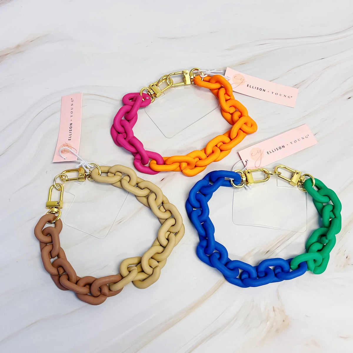 Phone Wrist Lanyard Strap, Braided Color Wristlet with Tether Card – image 10
