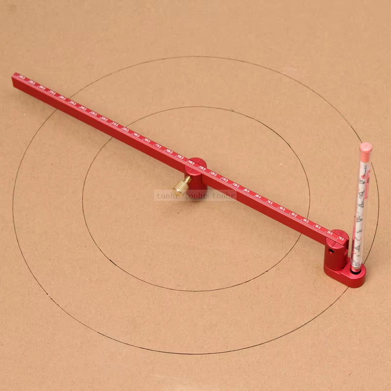 Center Finder Ruler – 300 mm Woodworking Scribing Gauge – image 2
