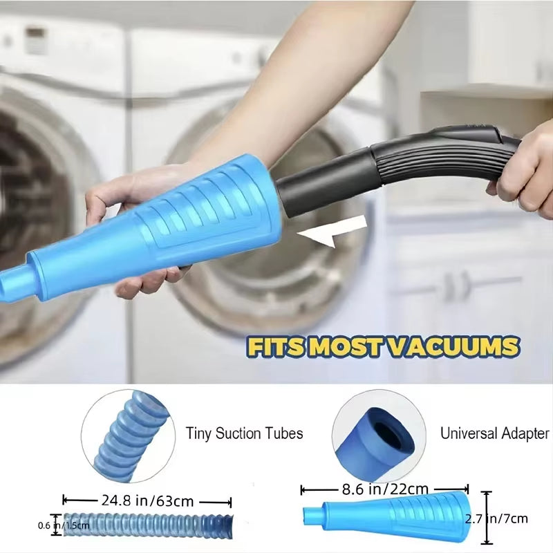 Dryer Vent Cleaner Kit, Flexible Lint Removal Vacuum Hose Attachment – image 4