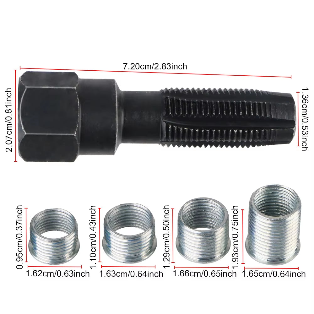 Mechanic Spark Plug Thread Repair Kit M14x1.25 - Auto Rethreader – image 6