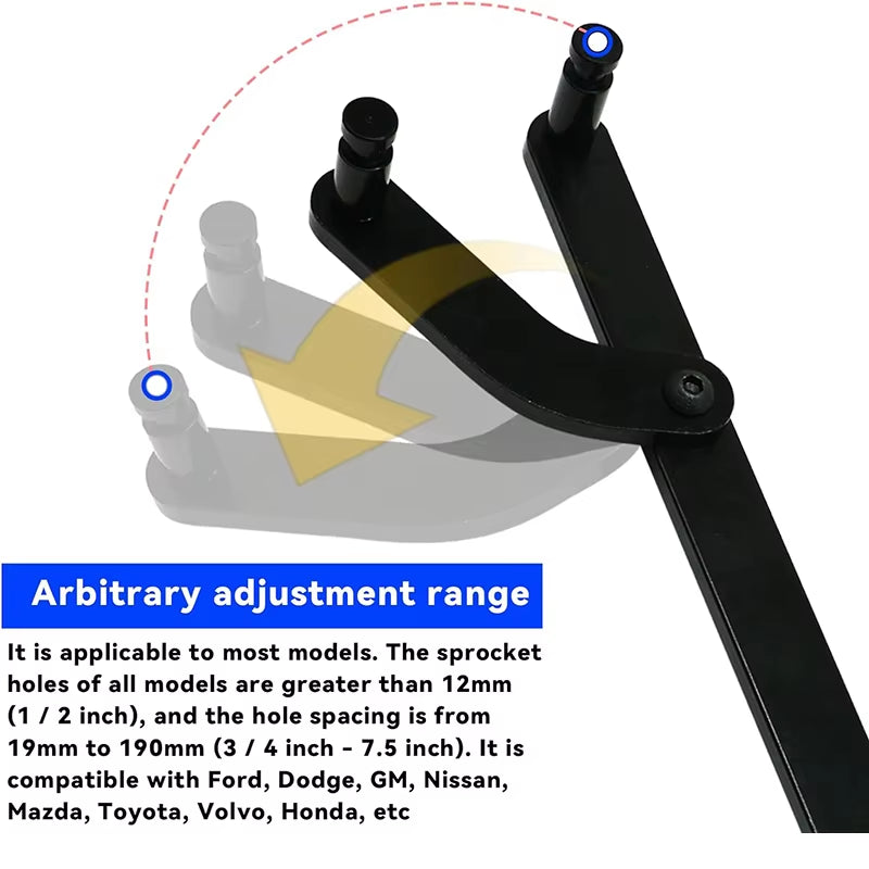 Camshaft Pulley Holder Tool, Universal Cam Sprocket Holding Wrench – image 3