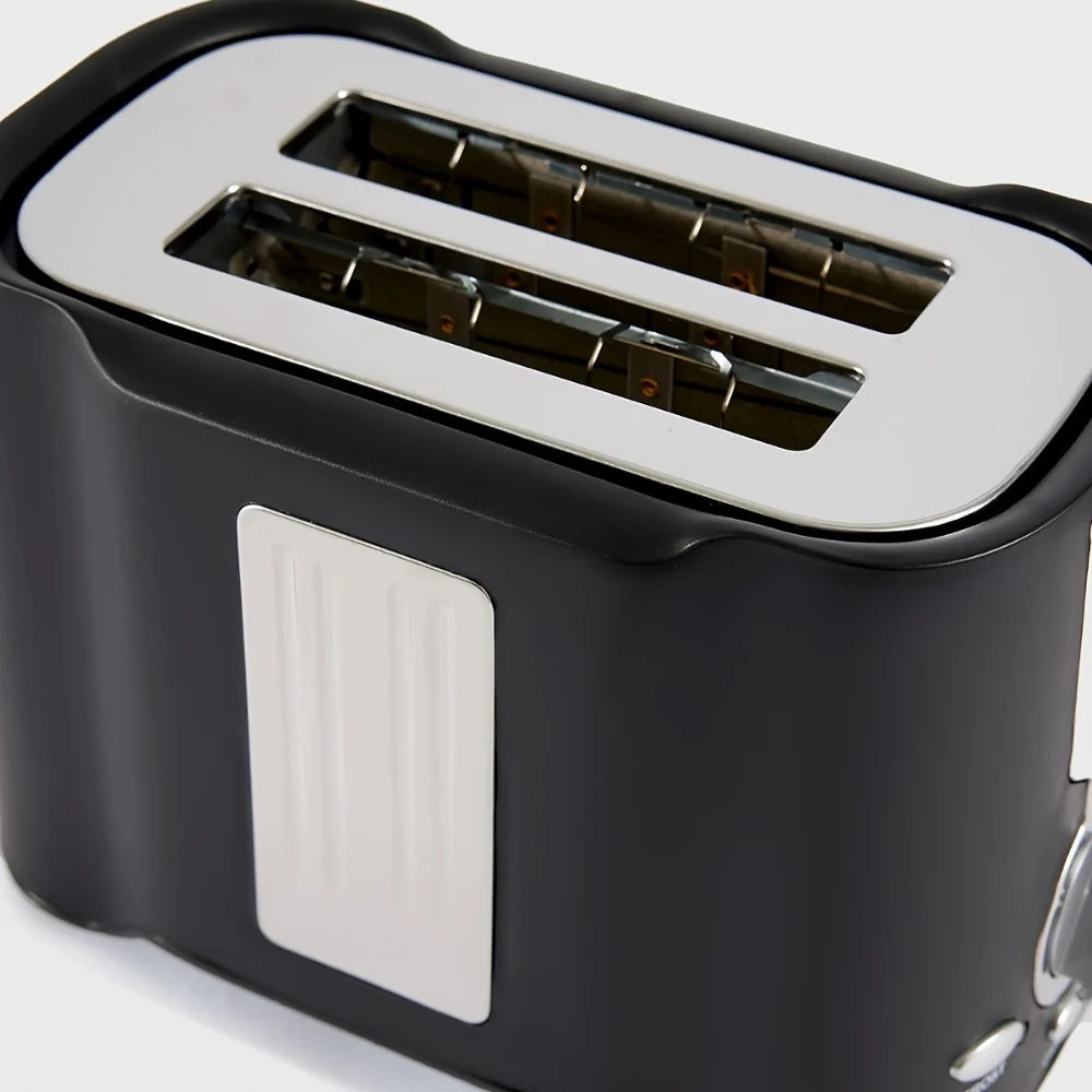 2 Slice Toaster, Wide Slot Stainless Toaster with Crumb Tray – image 2