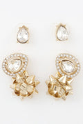 Teardrop Stud Earring Set - Jeweled Earrings Gift Set – image 2