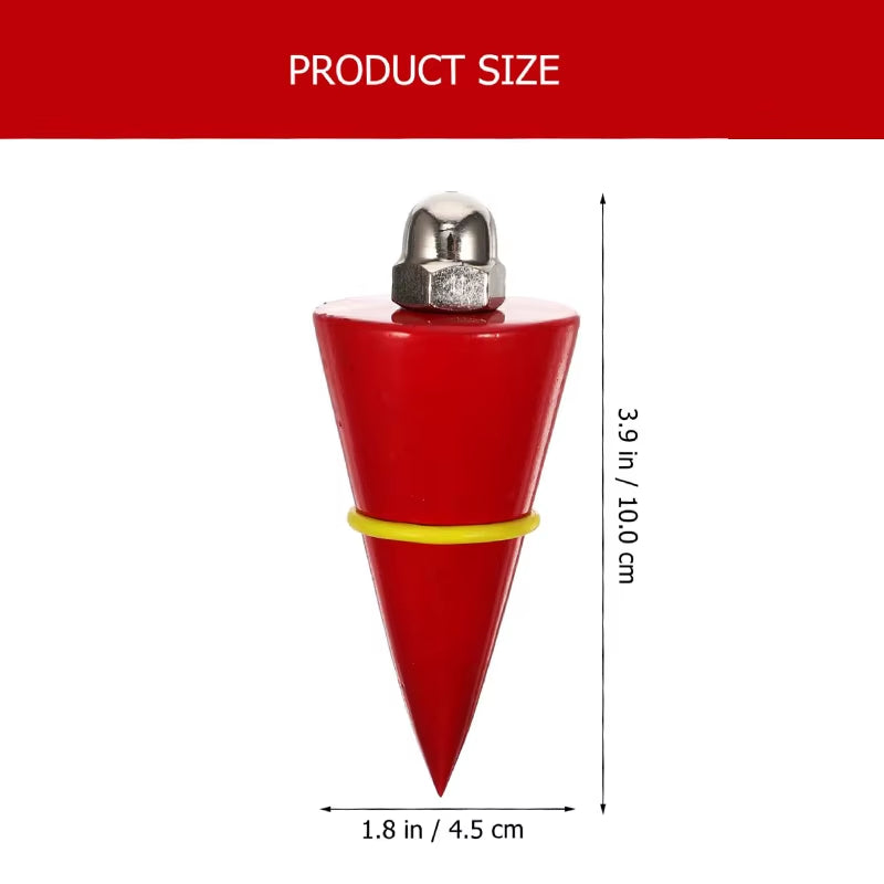 Construction Plumb Bob with Retractable Line Reel – image 7