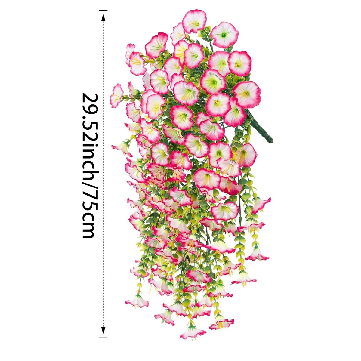 Artificial Hanging Plants - UV Resistant Fake Flowers for Decor