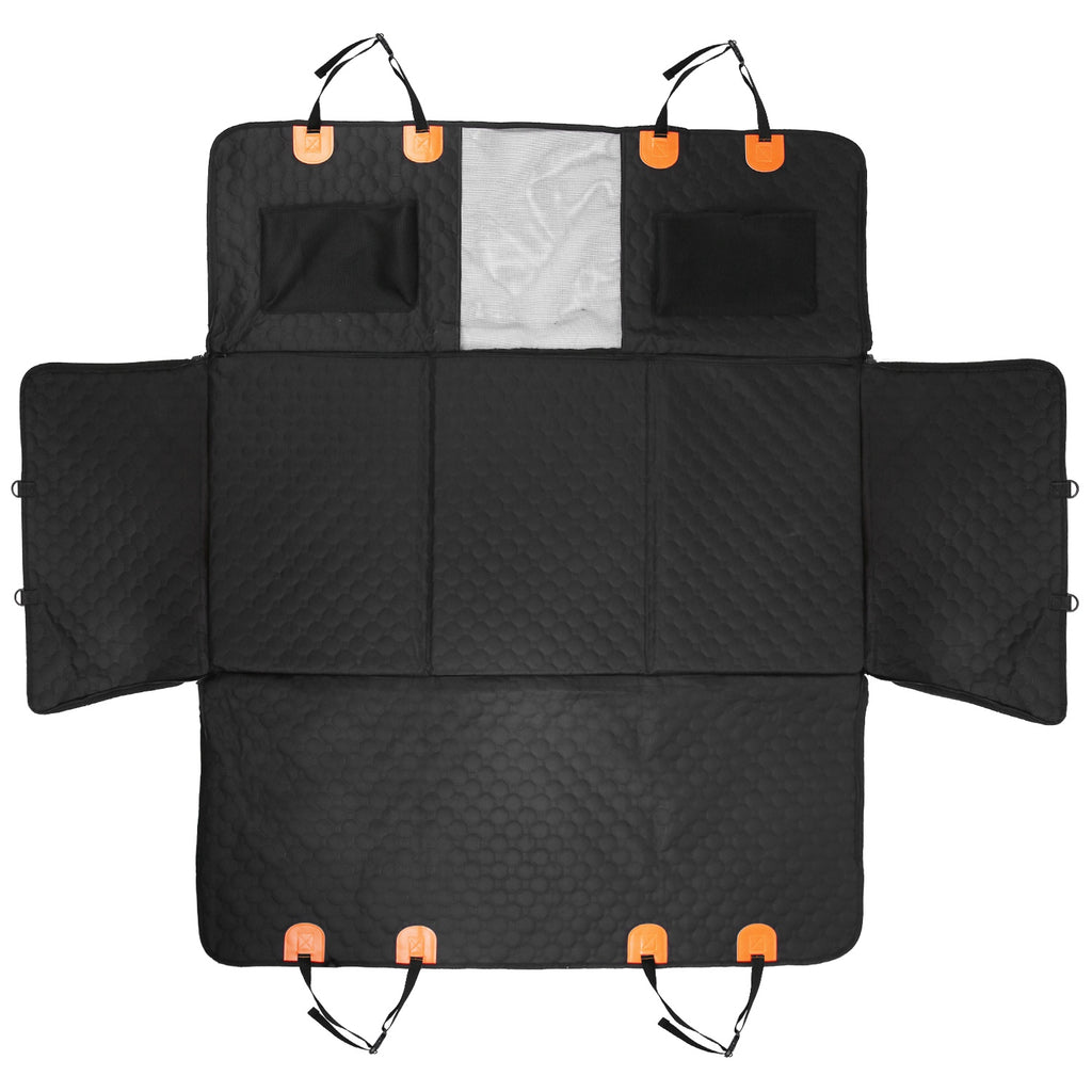 Dog Car Seat Cover for Back Seat, Waterproof Hard-Bottom Extender – image 12