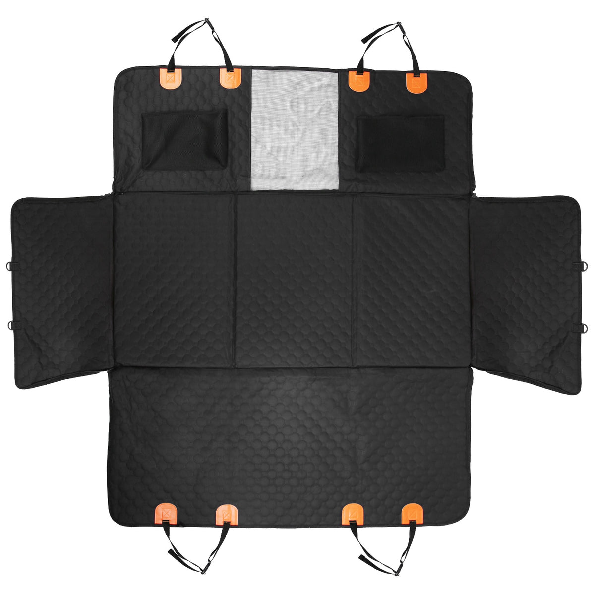 Dog Car Seat Cover for Back Seat, Waterproof Hard-Bottom Extender – image 12