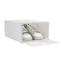 Clear Shoe Storage Boxes 20-Pack - Stackable Foldable Organizers