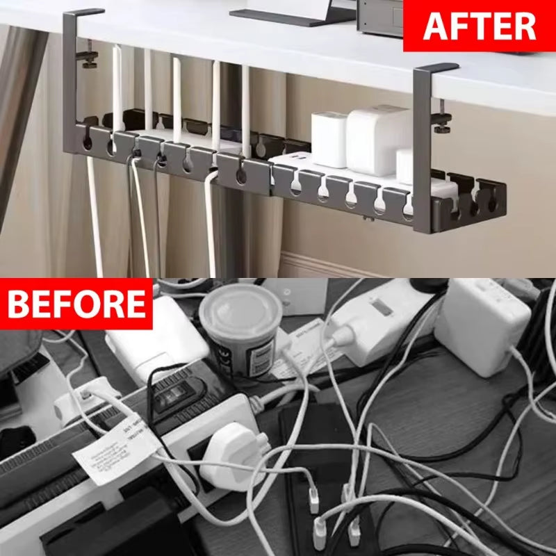 Clamp-On Under Desk Cable Tray, Standard or Extendable – image 6