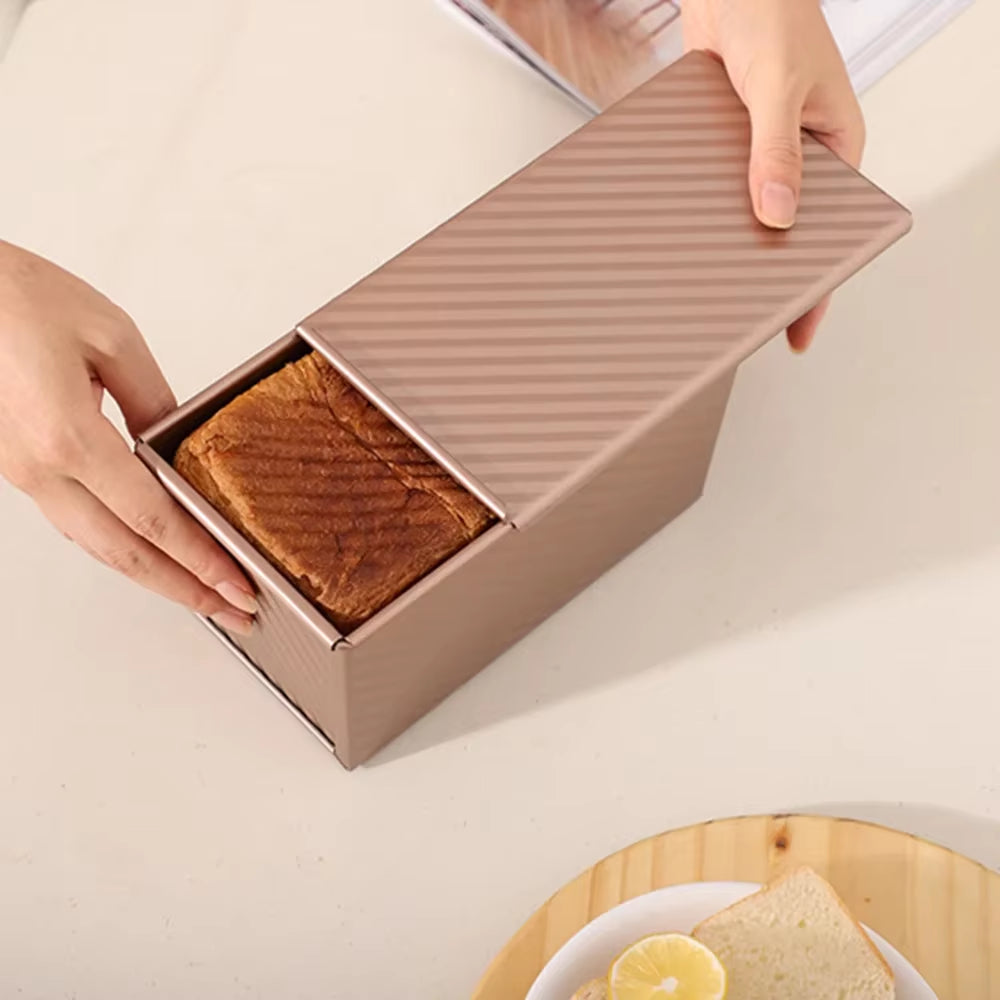 Nonstick Bread Loaf Pan with Lid – image 5