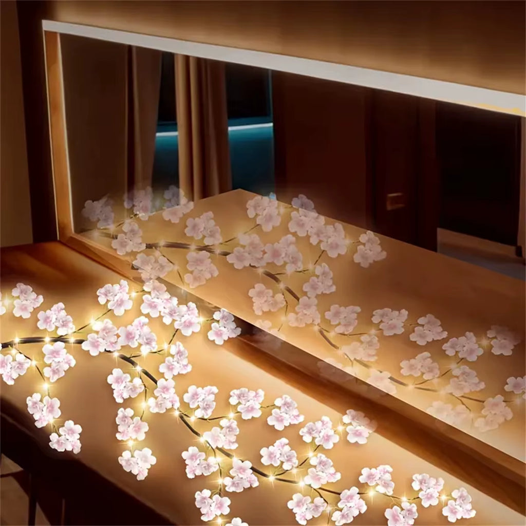 Cherry Blossom LED Branch Lights – 96 LED USB Tree Lamp – image 4