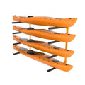 Wall Mount Kayak Storage Rack for 4 Boats, 400 lb Padded Arms