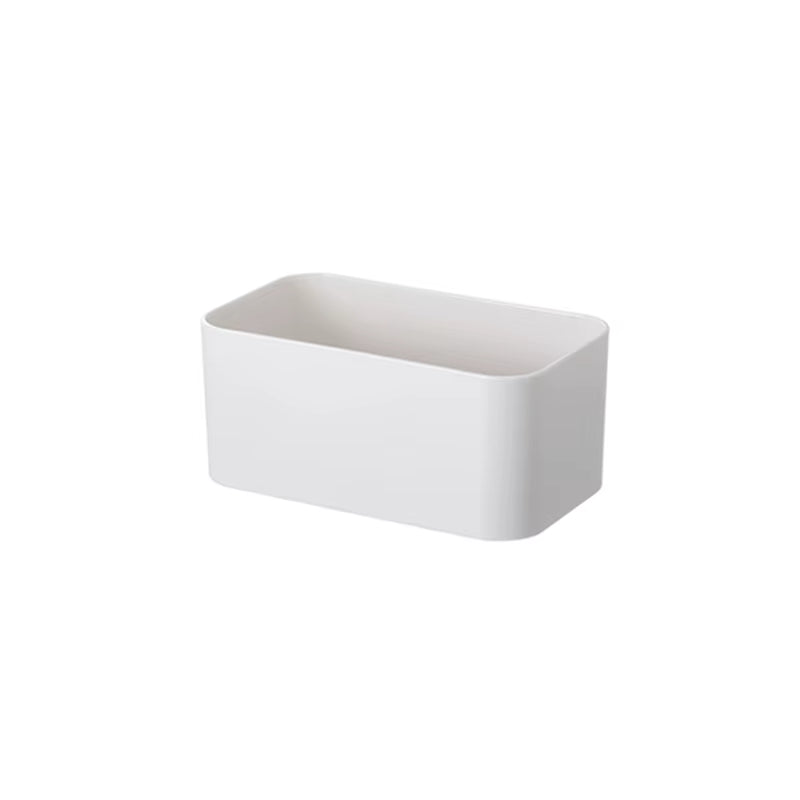 Wall Mounted Storage Box – Adhesive Shelf Organizer, White or Gray