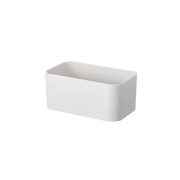 Wall Mounted Storage Box – Adhesive Shelf Organizer, White or Gray