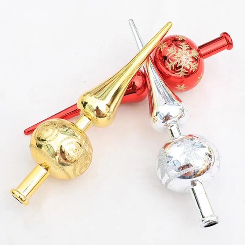 Christmas Tree Topper Finial - Metallic Tree Top Decoration – image 5