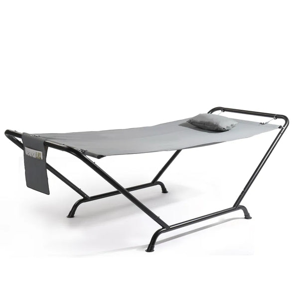 Freestanding Hammock with Steel Stand, Pillow and Storage Bag – image 1