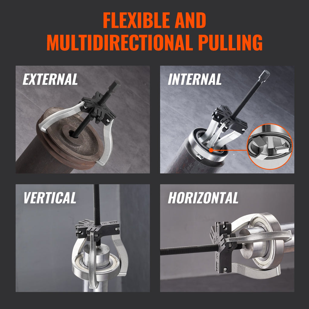 2-Piece Reversible Jaw Gear and Bearing Puller Set, 2 or 3 Jaw – image 5