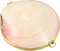 Shell Inlay Ring Box – Pink Natural Shell Jewelry Case