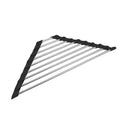 Roll-Up Dish Drying Rack – Foldable Stainless Steel Corner Sink Rack