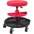 Rolling Garage Shop Stool 300 Lb with Tool Trays Adjustable Height