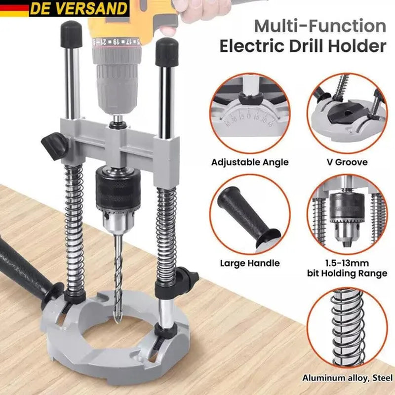 Drill Guide Stand, Adjustable 45/90 Degree Portable Drill Press Jig – image 5