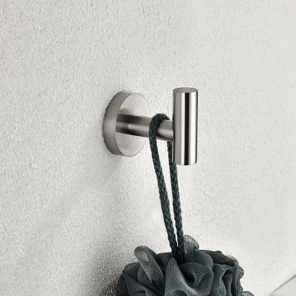 5 Piece Stainless Steel Bathroom Towel Rack Set, Wall Mount – image 9
