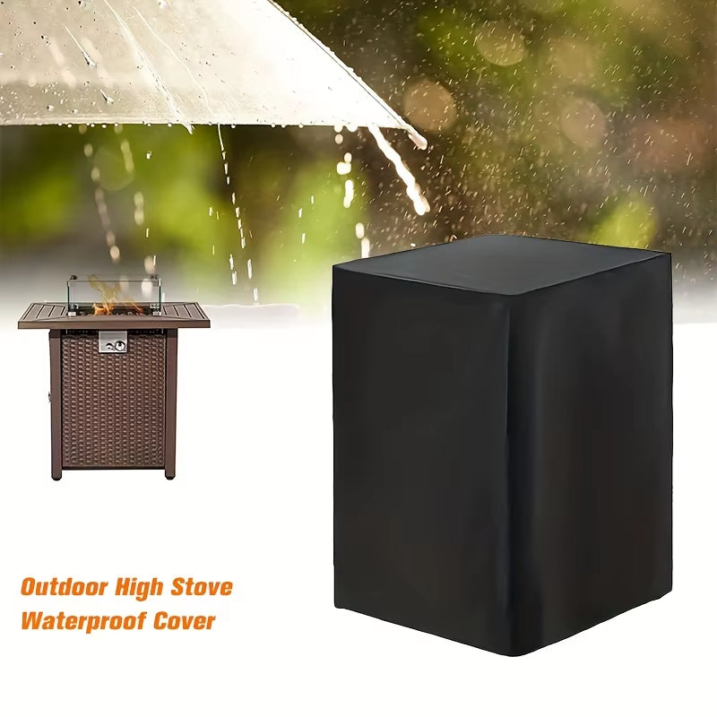 Square Fire Pit Cover - Waterproof 210D Patio Table Cover – image 3