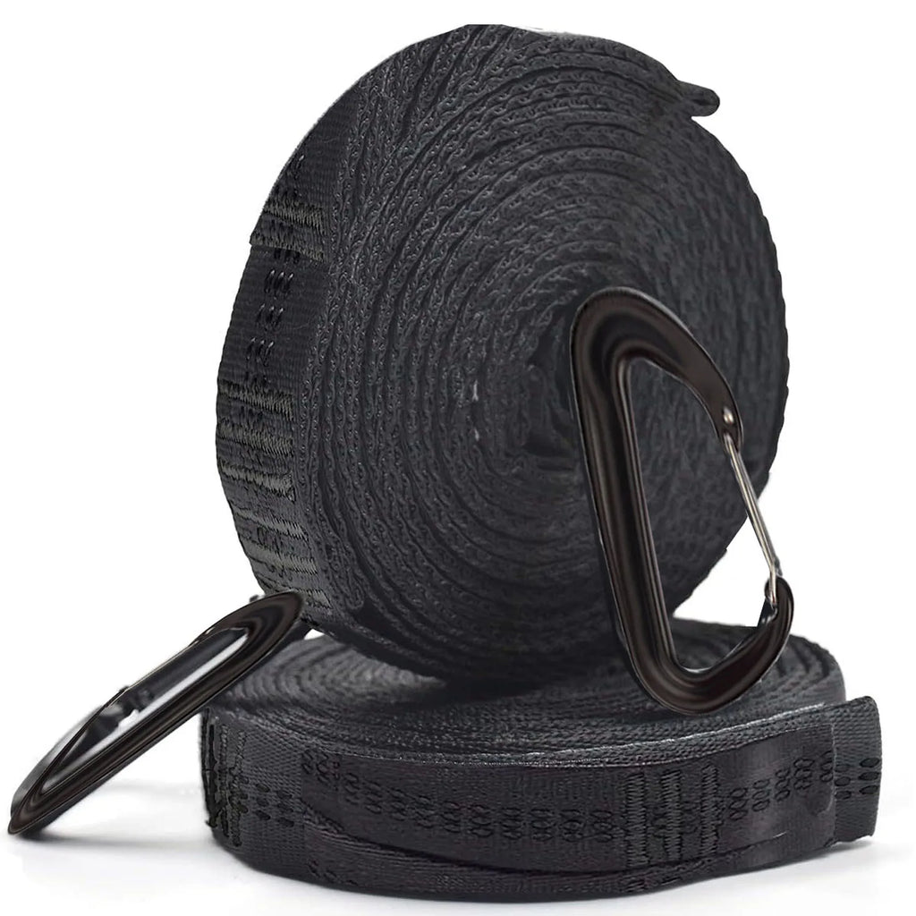 Hammock Tree Straps with Adjustable Loops and Carabiners – image 4