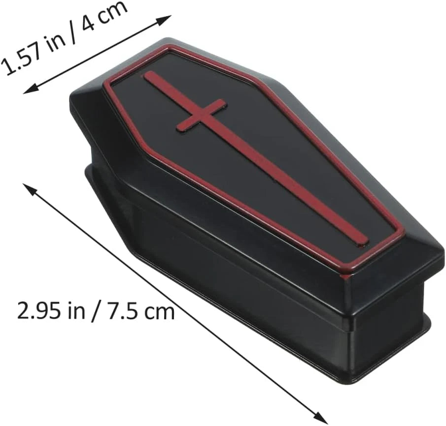 Halloween Mini Coffin Boxes – 10 Pack Black Treat Boxes with Lids – image 8