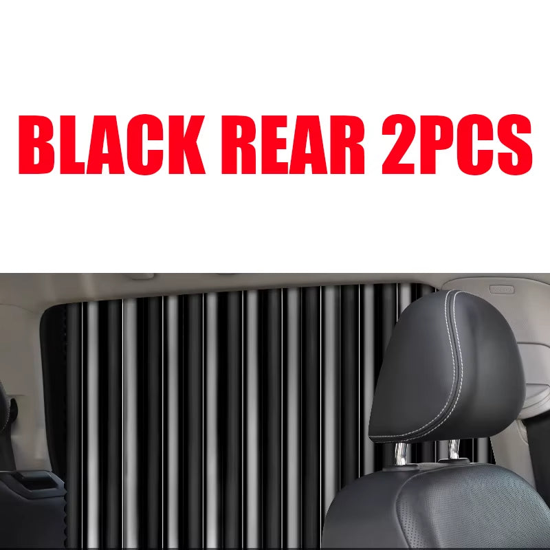 Magnetic Car Window Sun Shades – Front or Rear Side Curtains – image 10