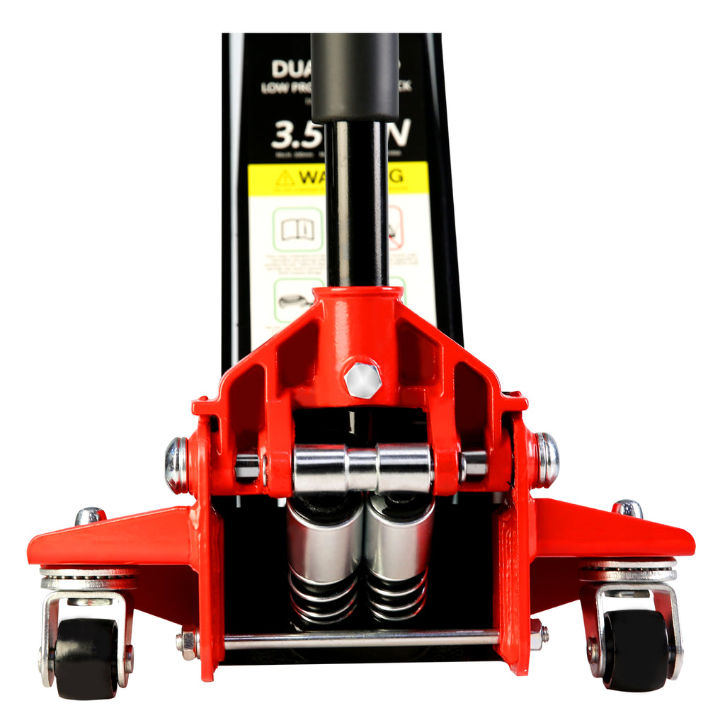 Floor Jack 3.5 Ton Low Profile Dual Piston, 4-21 in Lift Range – image 13