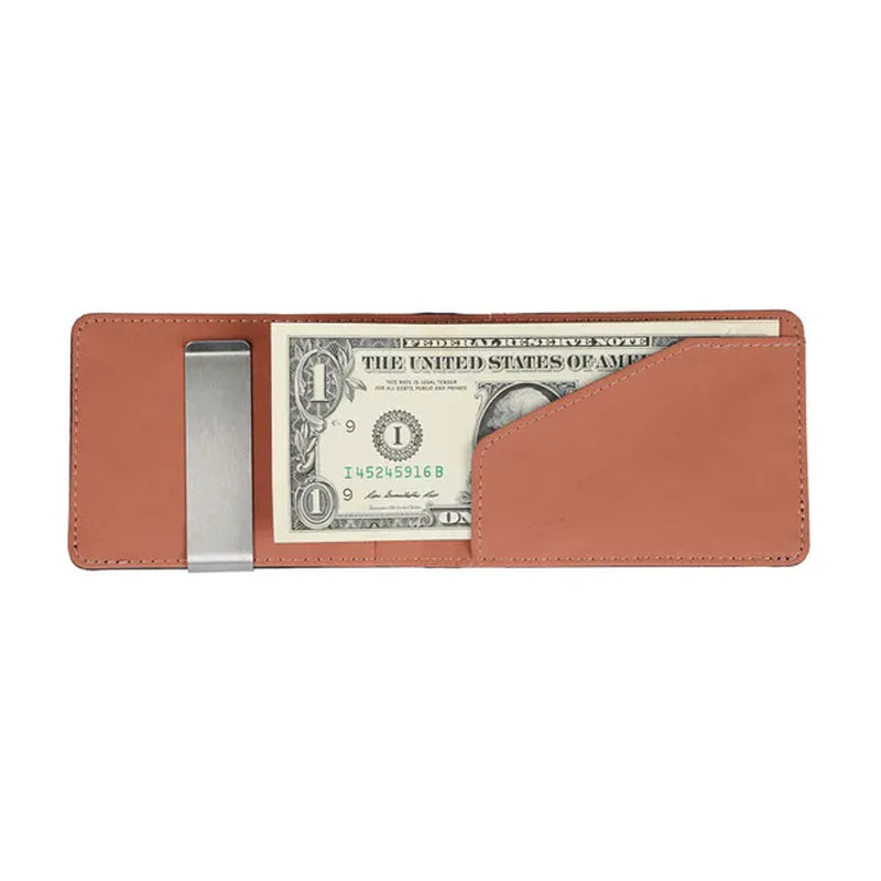 Slim Bifold Card Wallet – PU Leather RFID Blocking with Money Clip – image 4