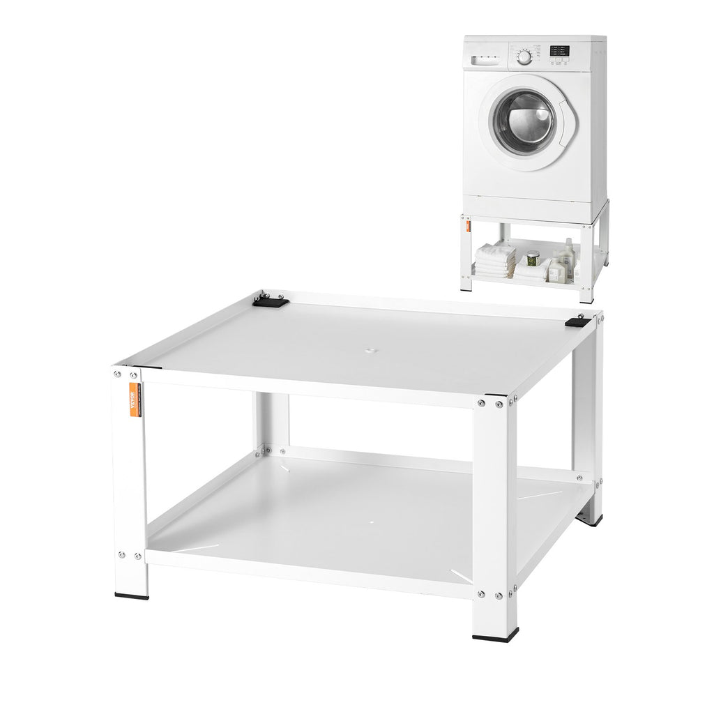 Laundry Pedestal with Storage Shelf, Washer & Dryer Base Stand – image 5