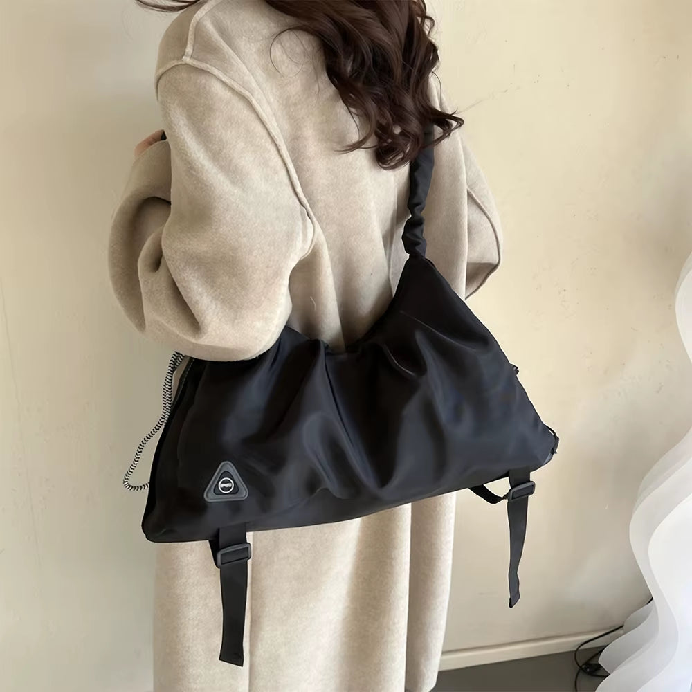 Gym Duffle Bag with Shoe Compartment and Yoga Mat Strap – image 3