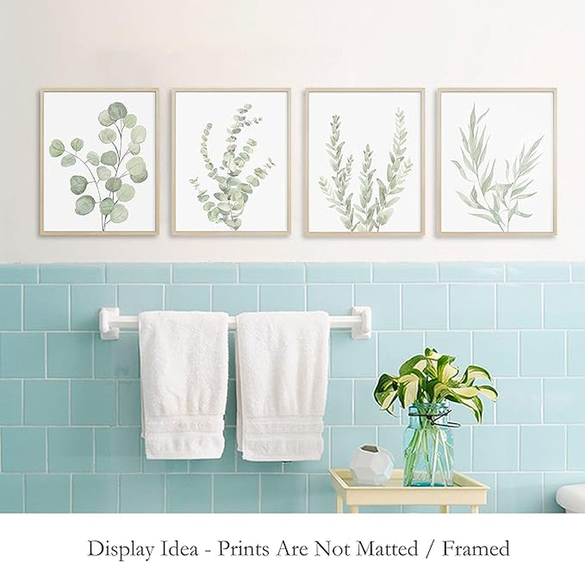 Botanical Framed Canvas Wall Art Set of 4, 8 x 10 Inch Prints – image 2