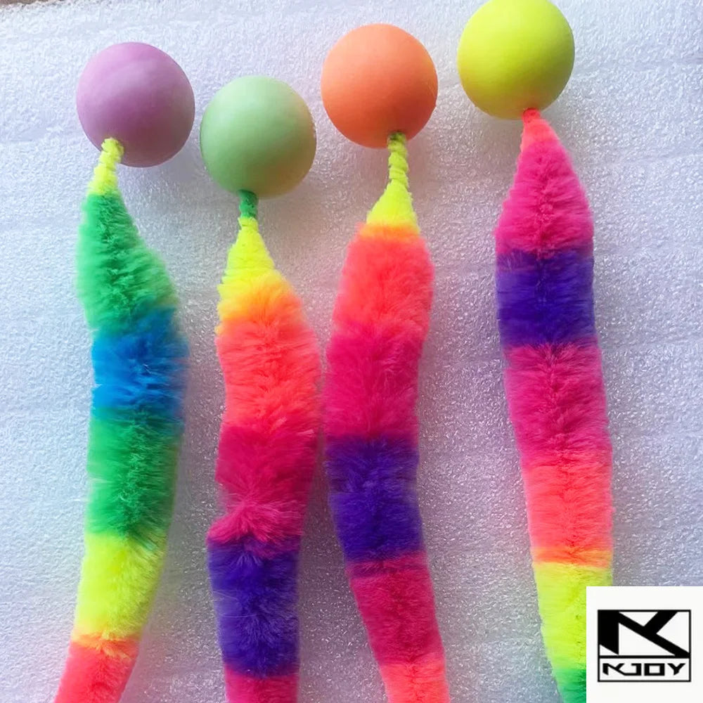 Cat Caterpillar Toy with Bouncing Ball, Interactive Indoor Teaser – image 3