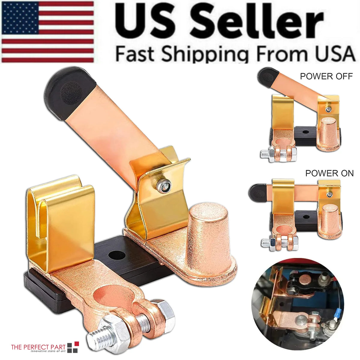 Battery Disconnect Switch for Car, Truck & RV