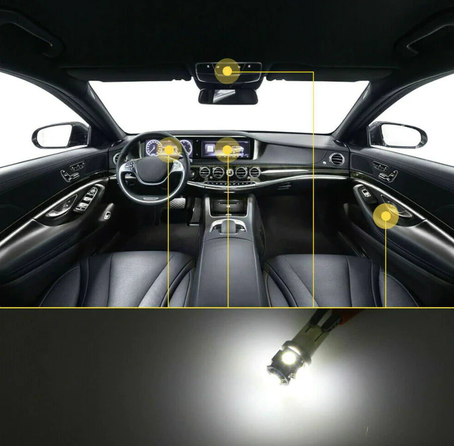 Car Interior LED Bulb Kit, 28 Pieces, 6000K White – image 9
