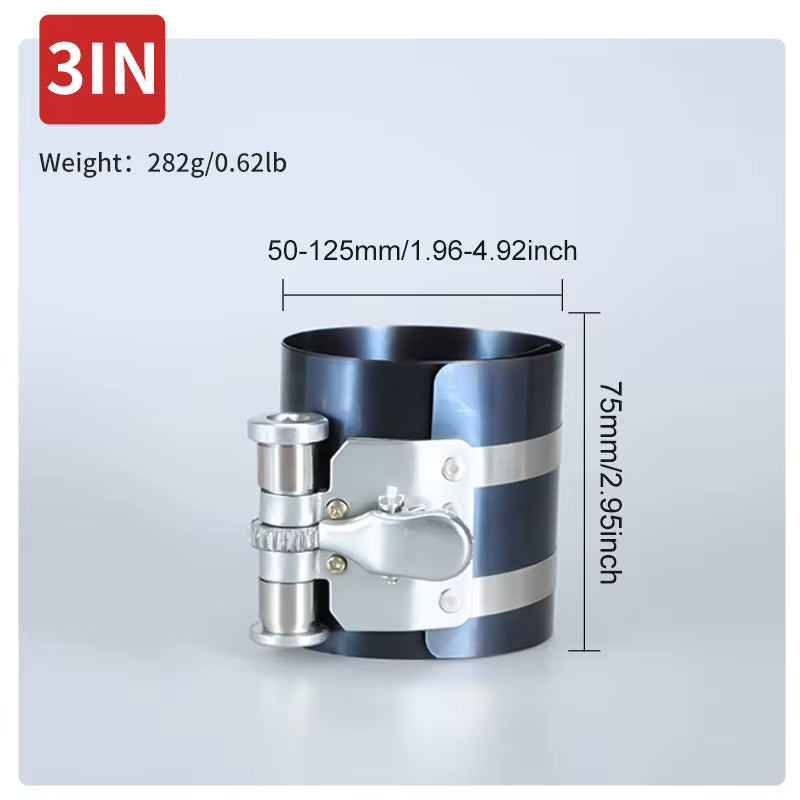 Piston Ring Compressor – Ratchet Band Tool, 3, 4 or 6 in