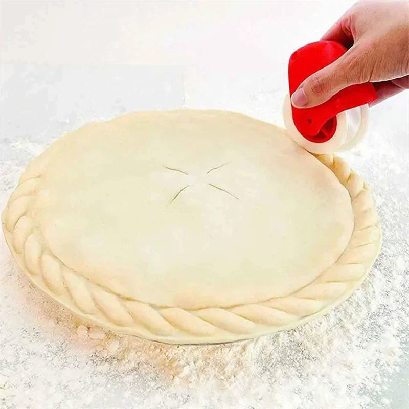 Pastry Lattice Cutter – Pie Crust Wheel Roller for Baking – image 2