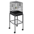 Rolling Bird Cage 45 in with Detachable Stand and Storage Basket – image 1