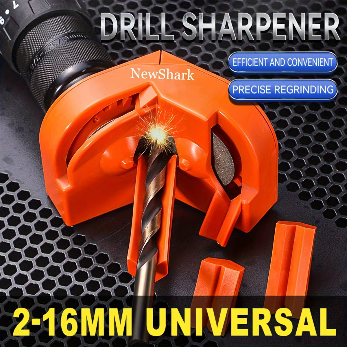 Drill Bit Sharpener 2–16mm – Twist Drill Grinding Tool – image 2